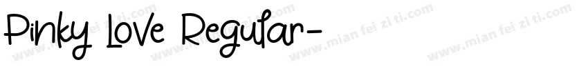 Pinky Love Regular字体转换